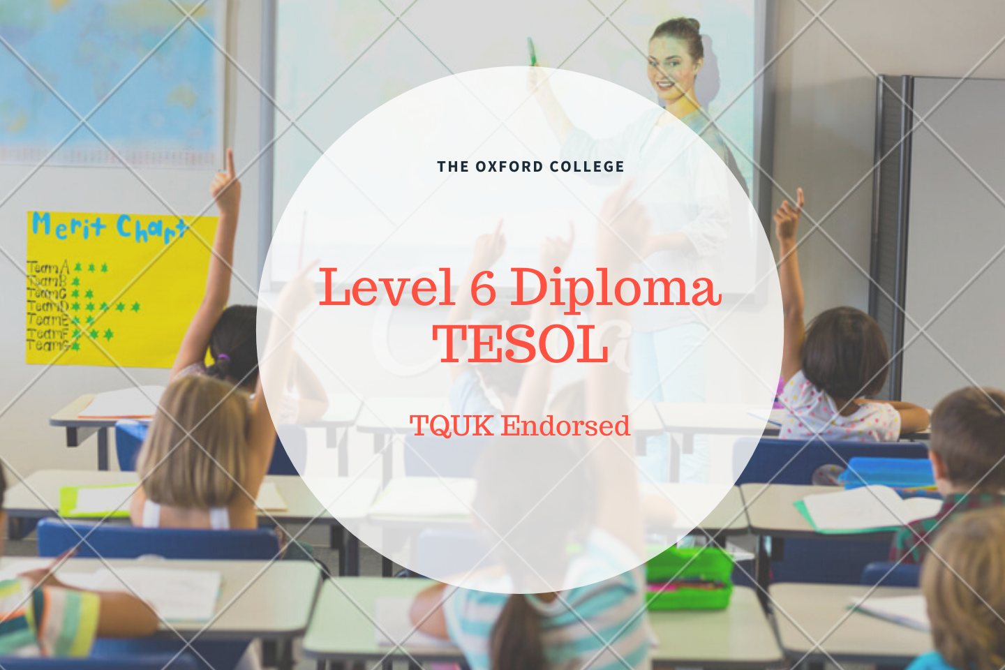 Level 6 Diploma TESOL – TQUK Endorsed